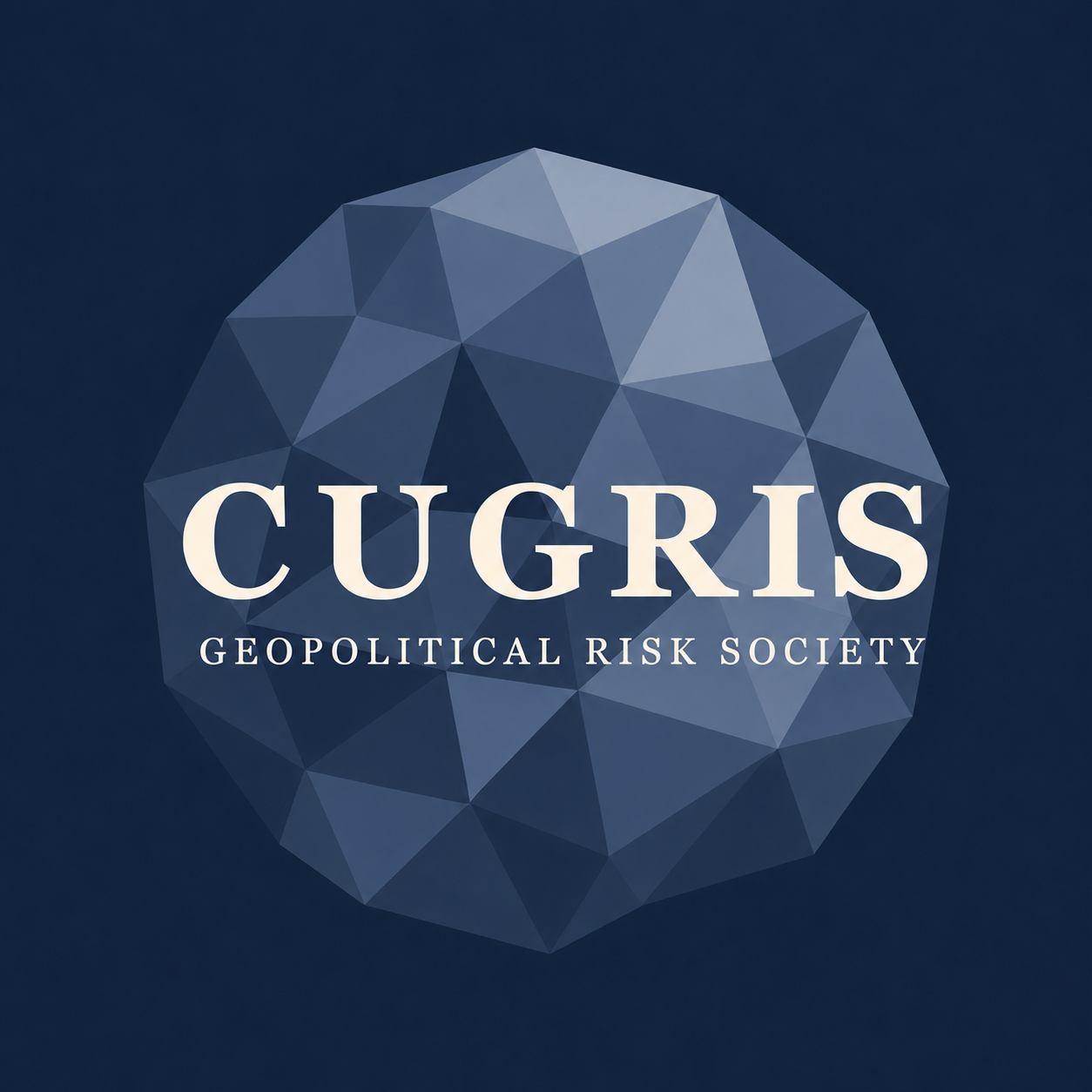 CUGRIS geometric globe logo